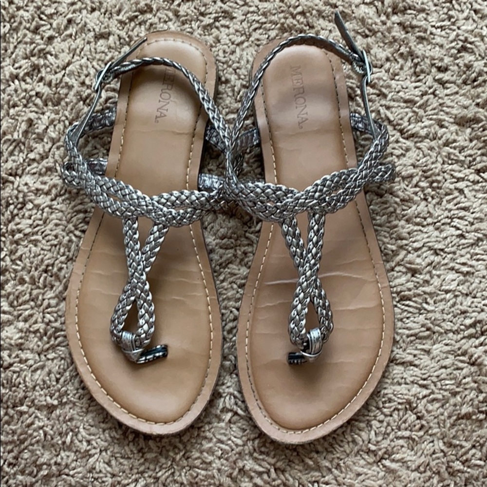 Merona Silver Sandals